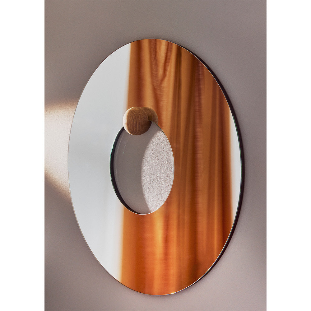 Ronde Lustro CASTELLUM eikenhout