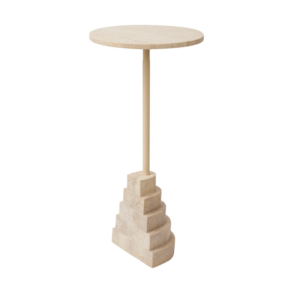 Ronde tafel SOLUM travertijn