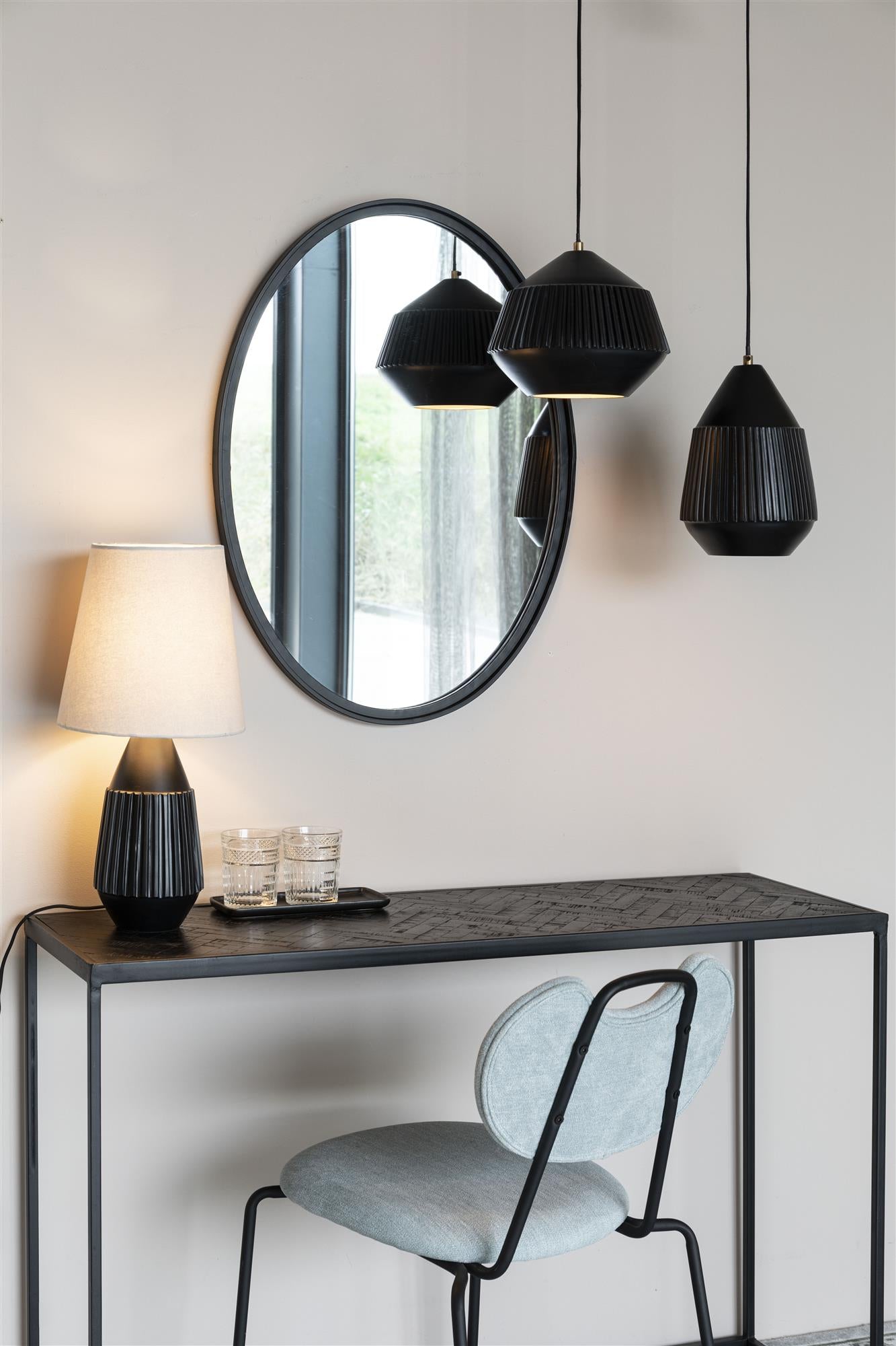 Tischlampe AYSA schwarz