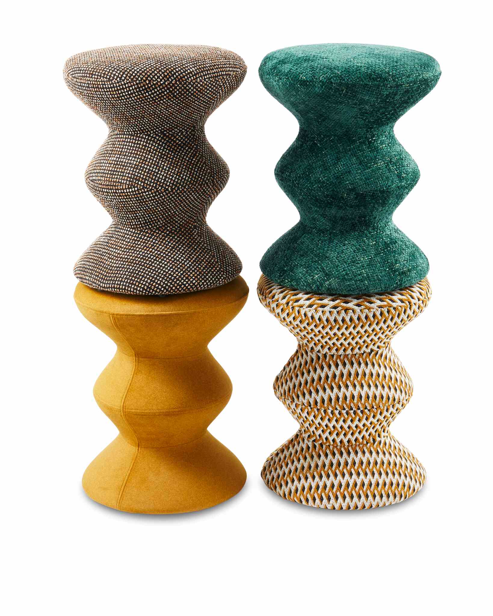 Hocker SOFT ZIG ZAG beige