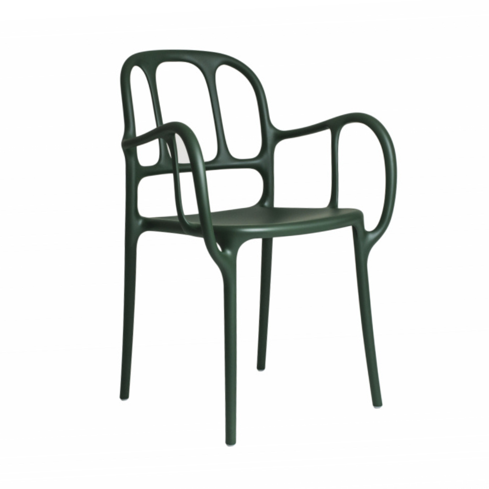 MILA outdoor chair dark green