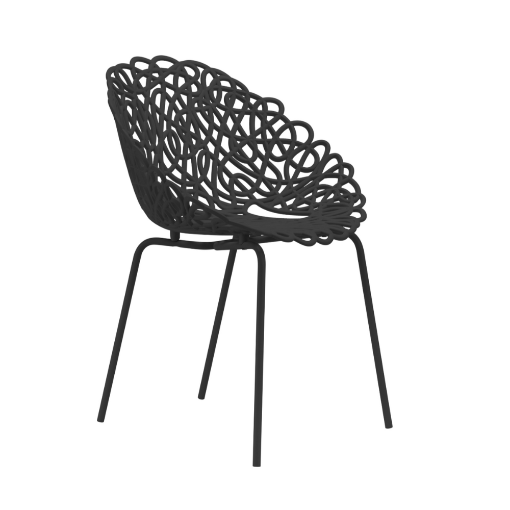 BACANA black garden chair set