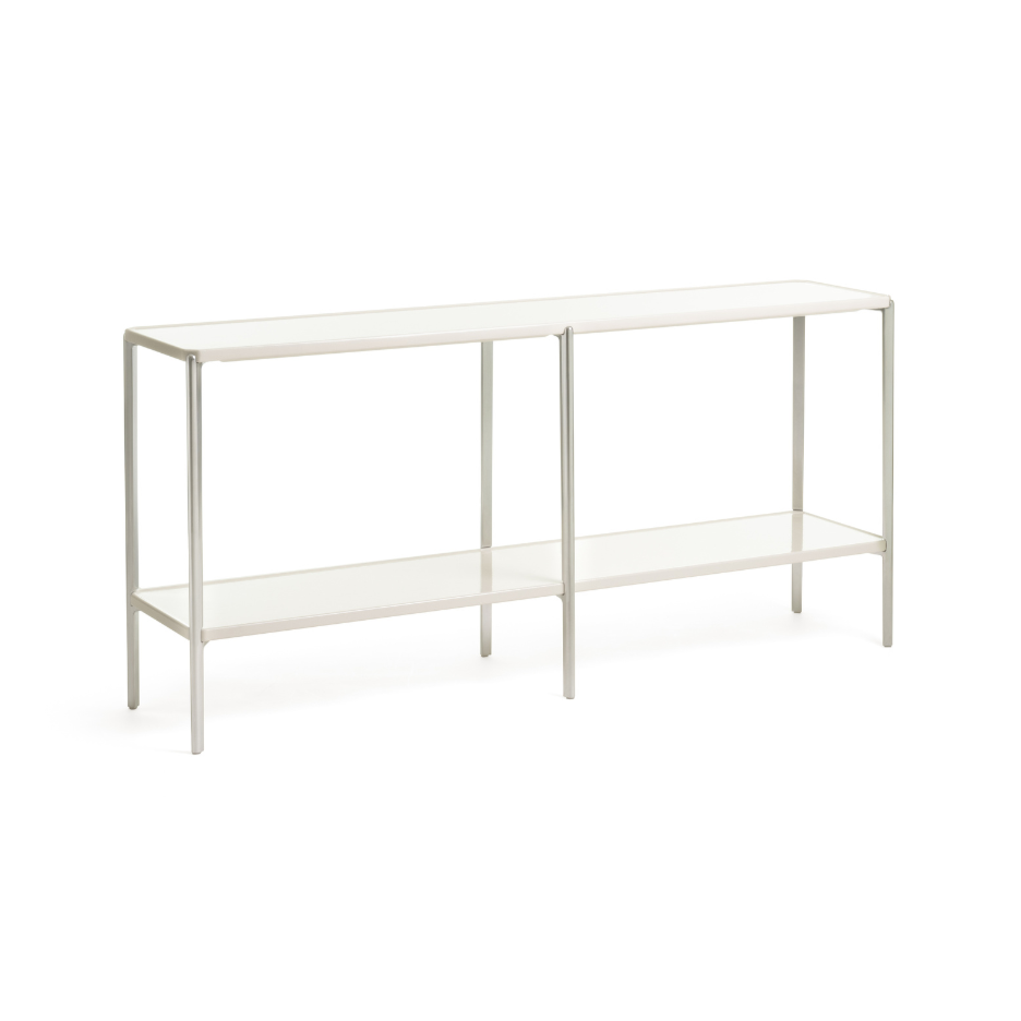 Regał podwójny TAMBOUR kremowy beton