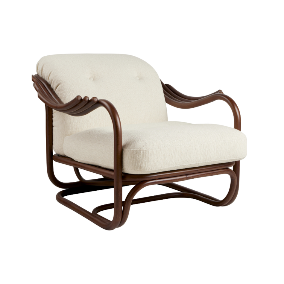 Fauteuil POLTRONA TRIA gestoffeerd
