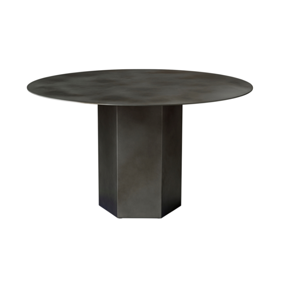 Ronde tafel EPIC grafietstaal