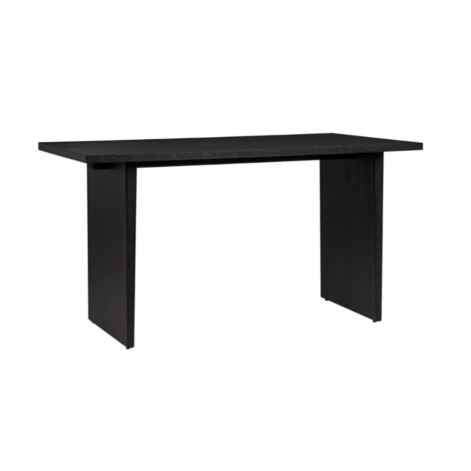 PRIVATE desk black oak veneer