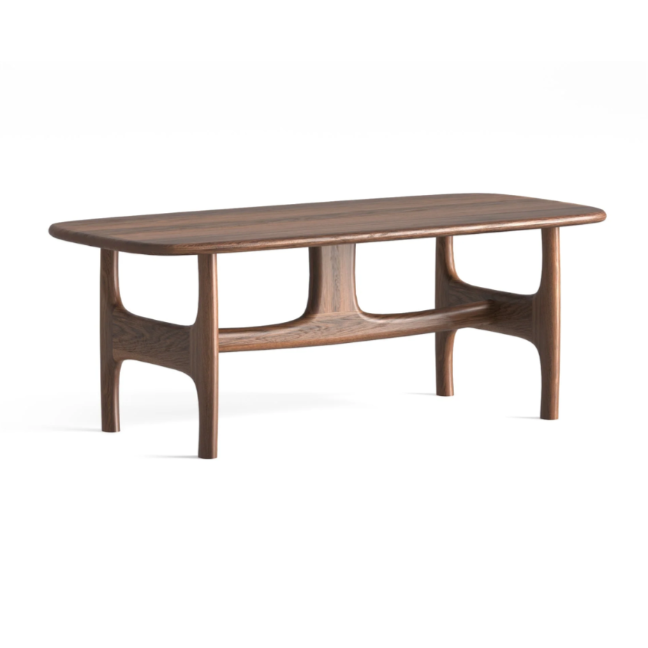 Stół OLFO ciemne drewno dębowe