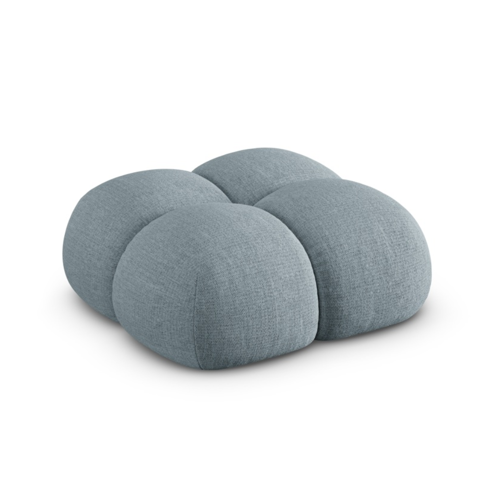 LORETTO pastel blue pouf