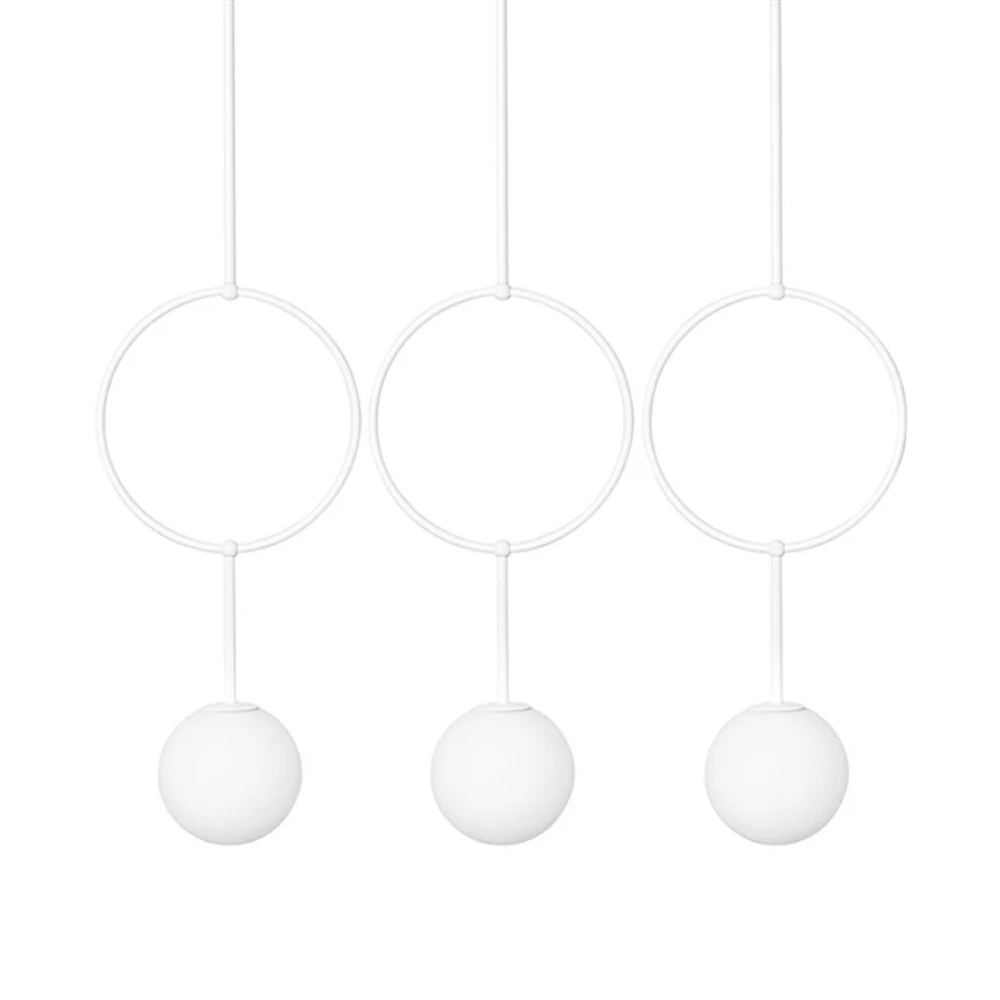 ISUULLA weiße Hängelampe