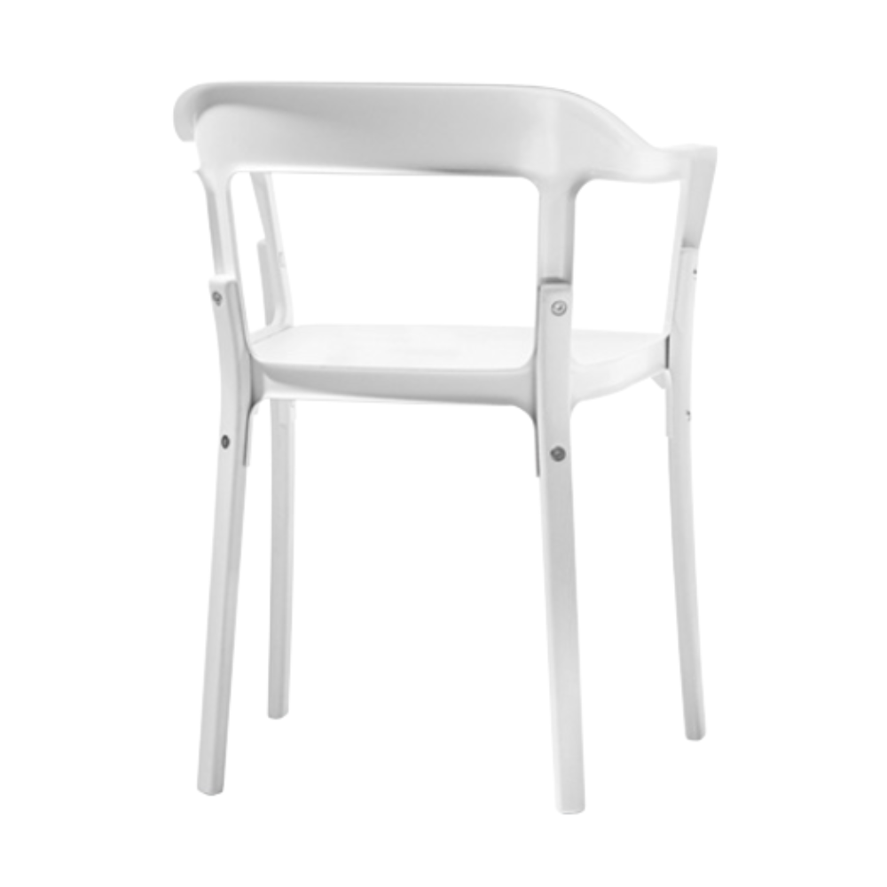 STEELWOOD chair white beech wood