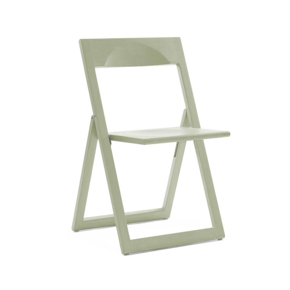 Opvouwbare stoel AVIVA groene beukenhout