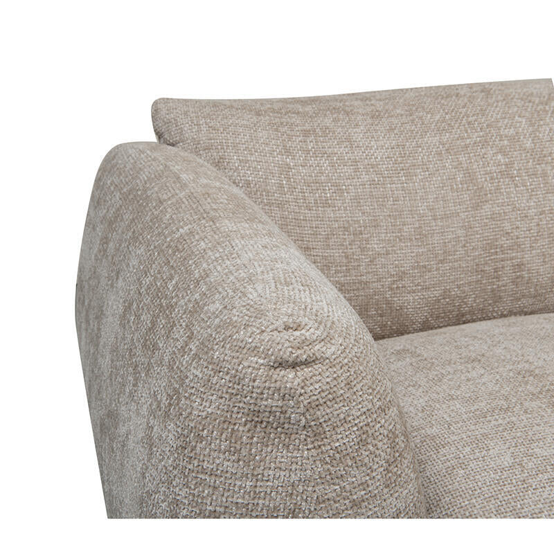 Sofa für 2,5 Personen AMSTERDAM in Beige Latte