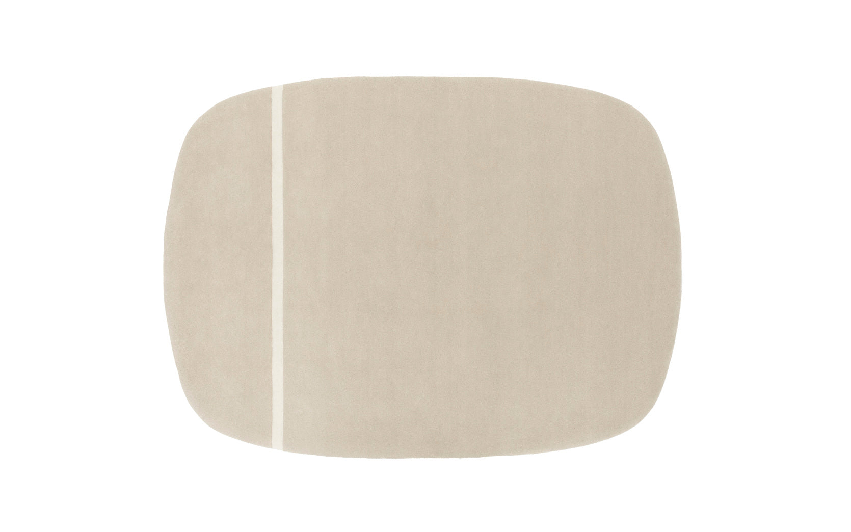 OVAL rug OONA sand
