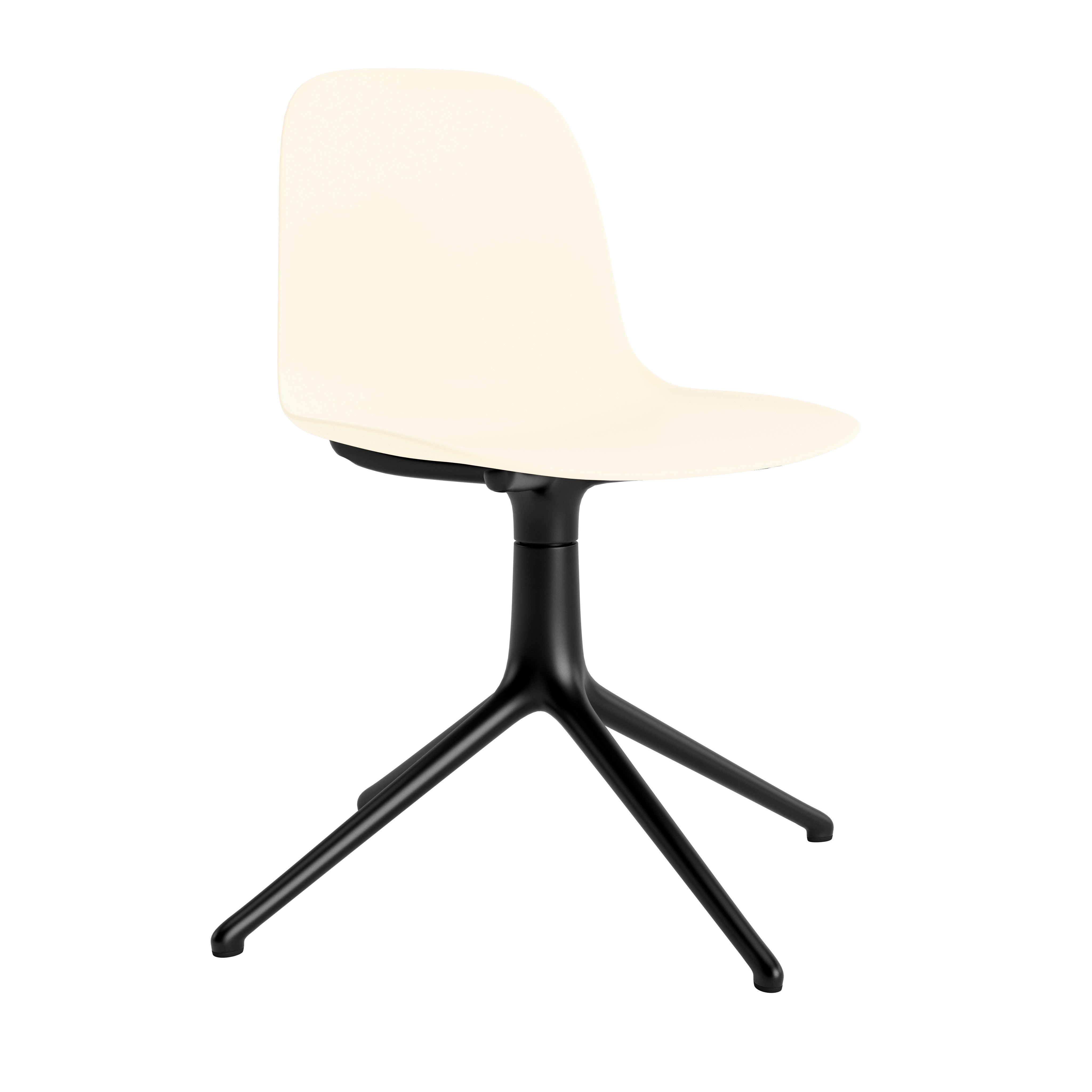 4L -Creme -Stuhlcreme mit schwarzer Basis