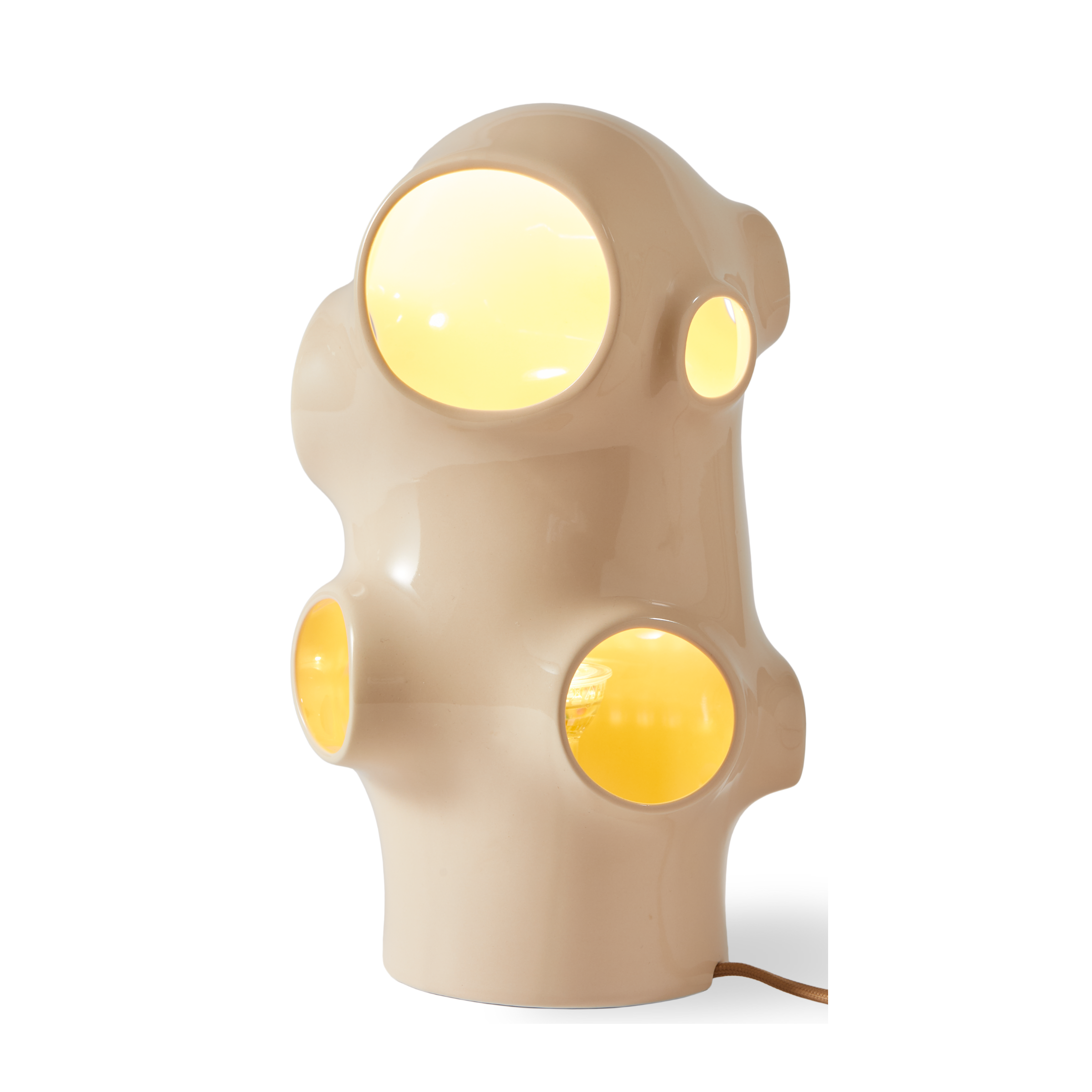 BULLE Tischleuchte beige