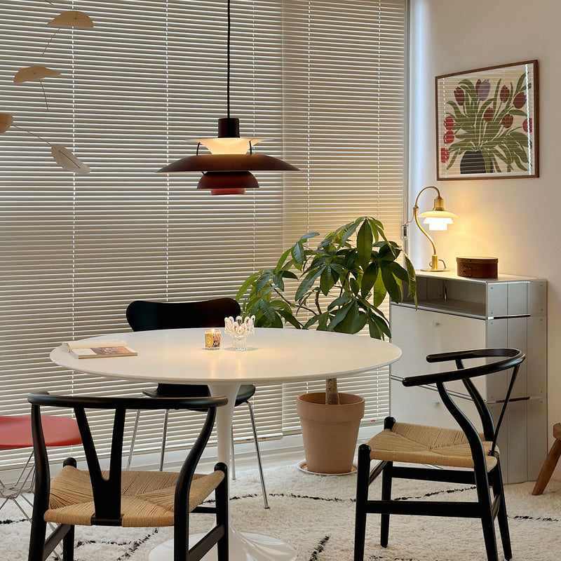 Hanglamp PH 5 monochromatisch bordeauxrood