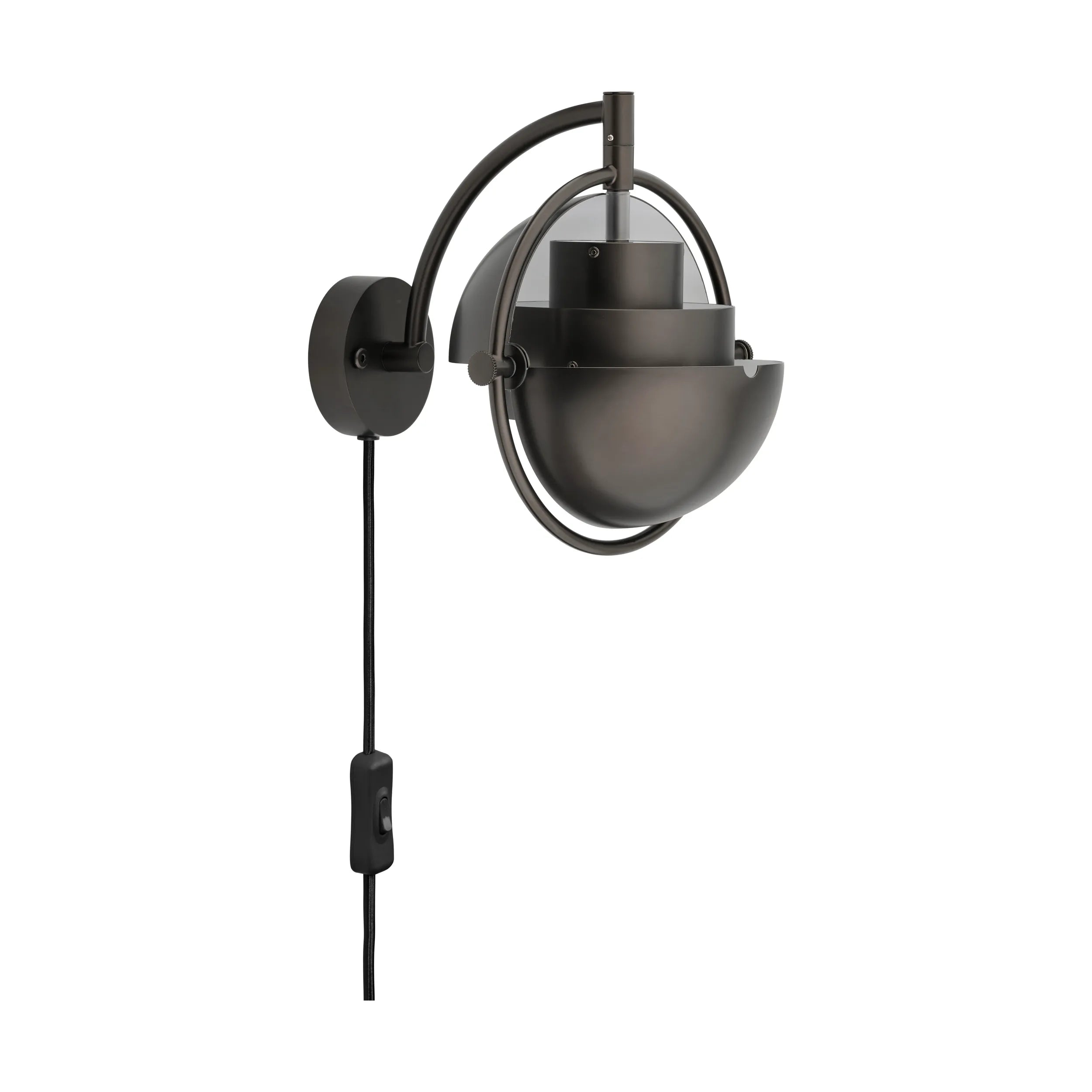 Wandlamp MULTI-LITE zwart glanzend