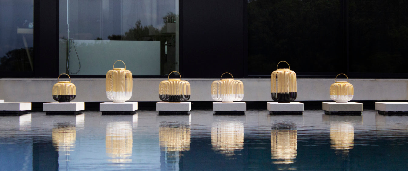 Draagbare lamp TAKE A WAY wit