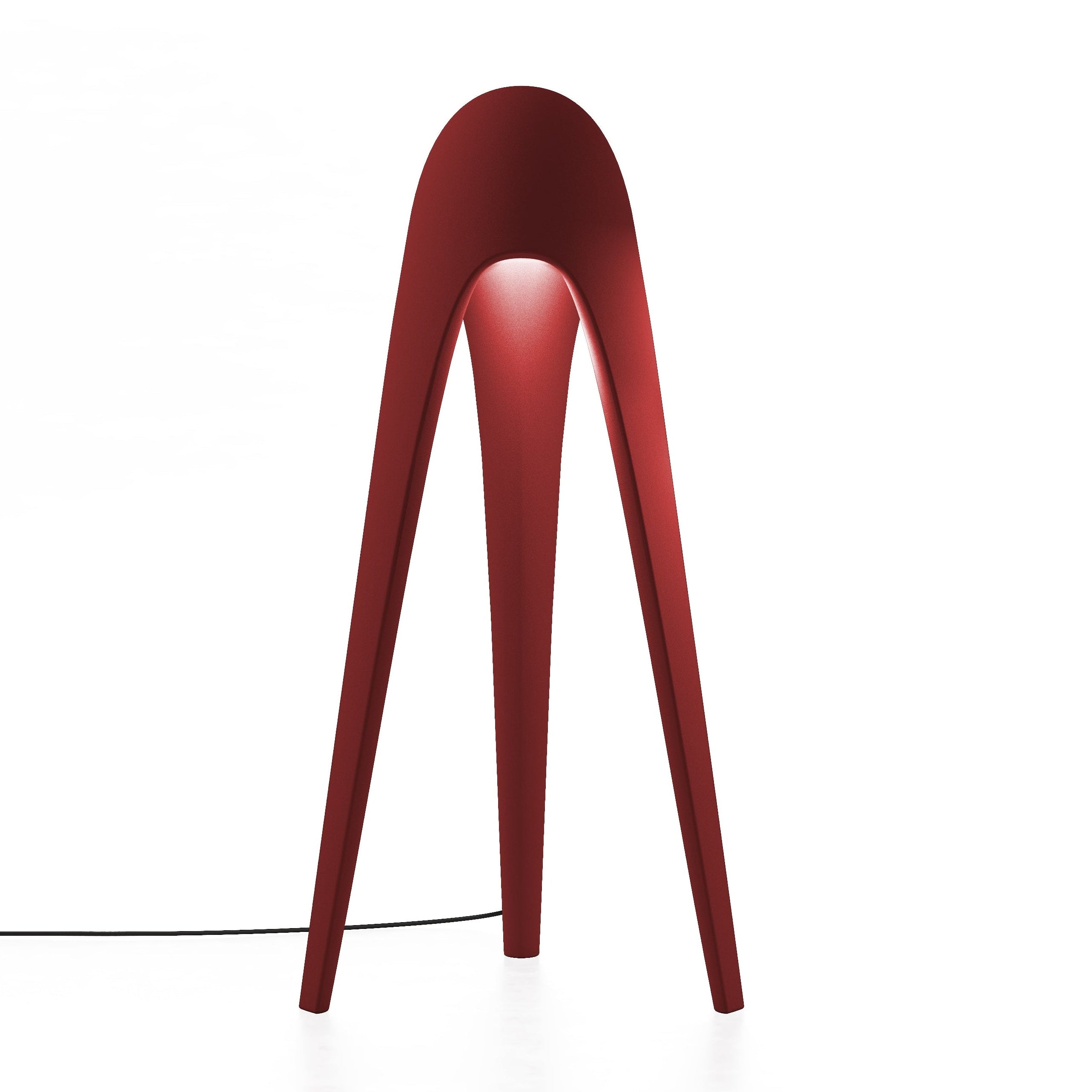 Lampa podłogowa zewnętrzna CYBORG BIG czerwony