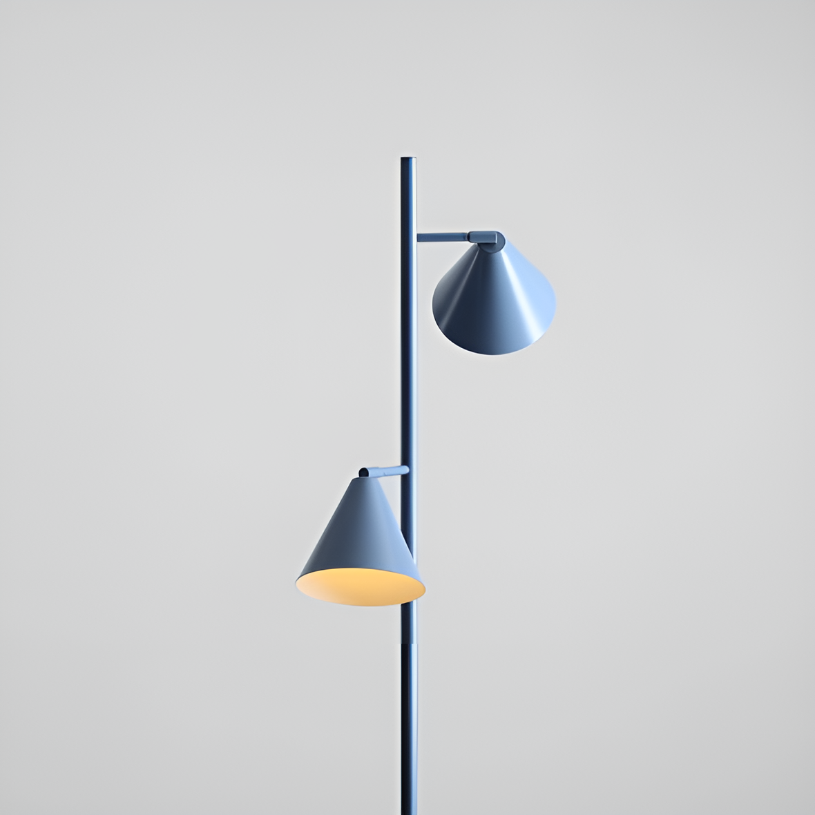 Stehleuchte FORM DUO blau