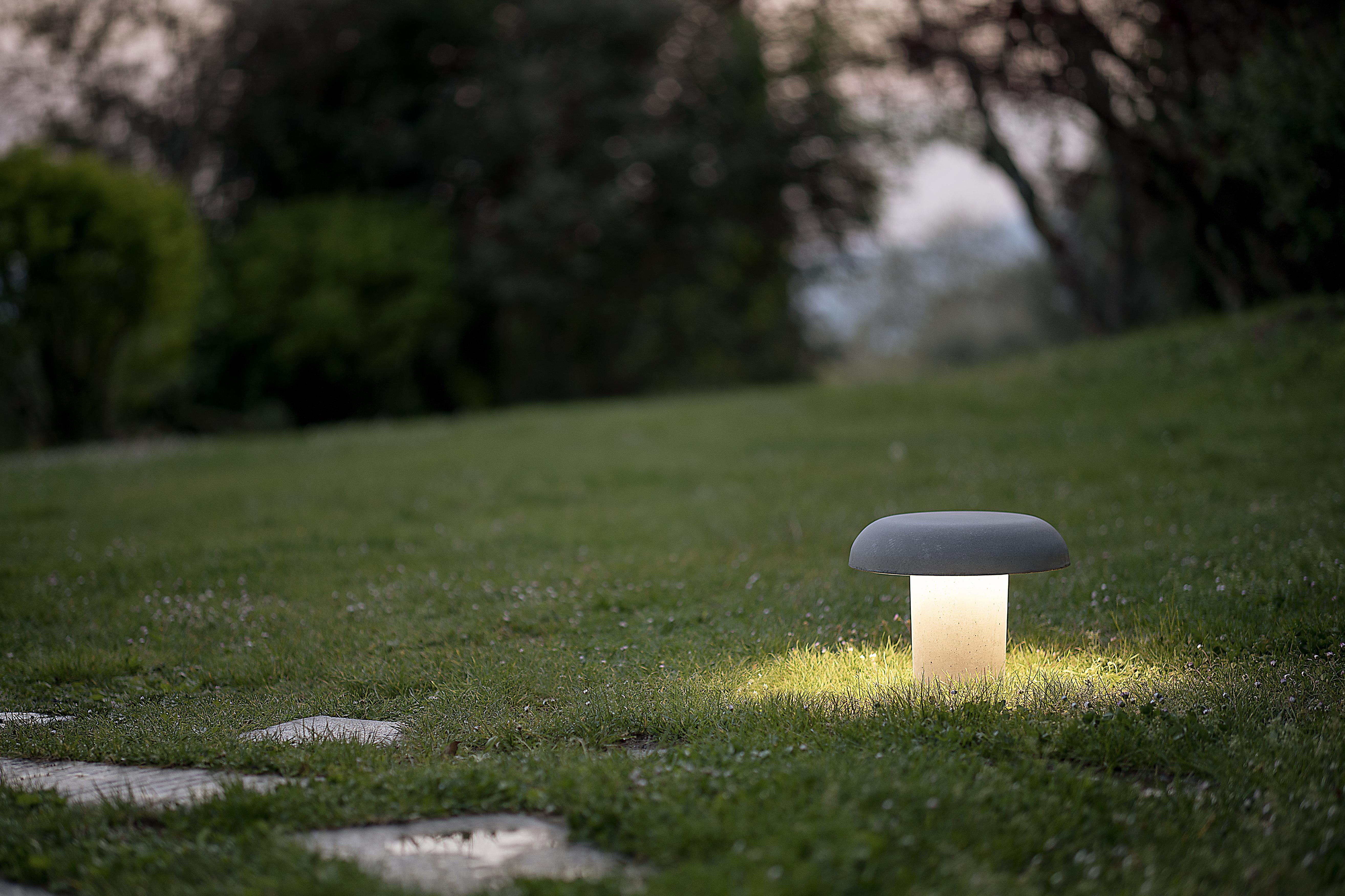 Buitenlamp AMANITA grijs beton