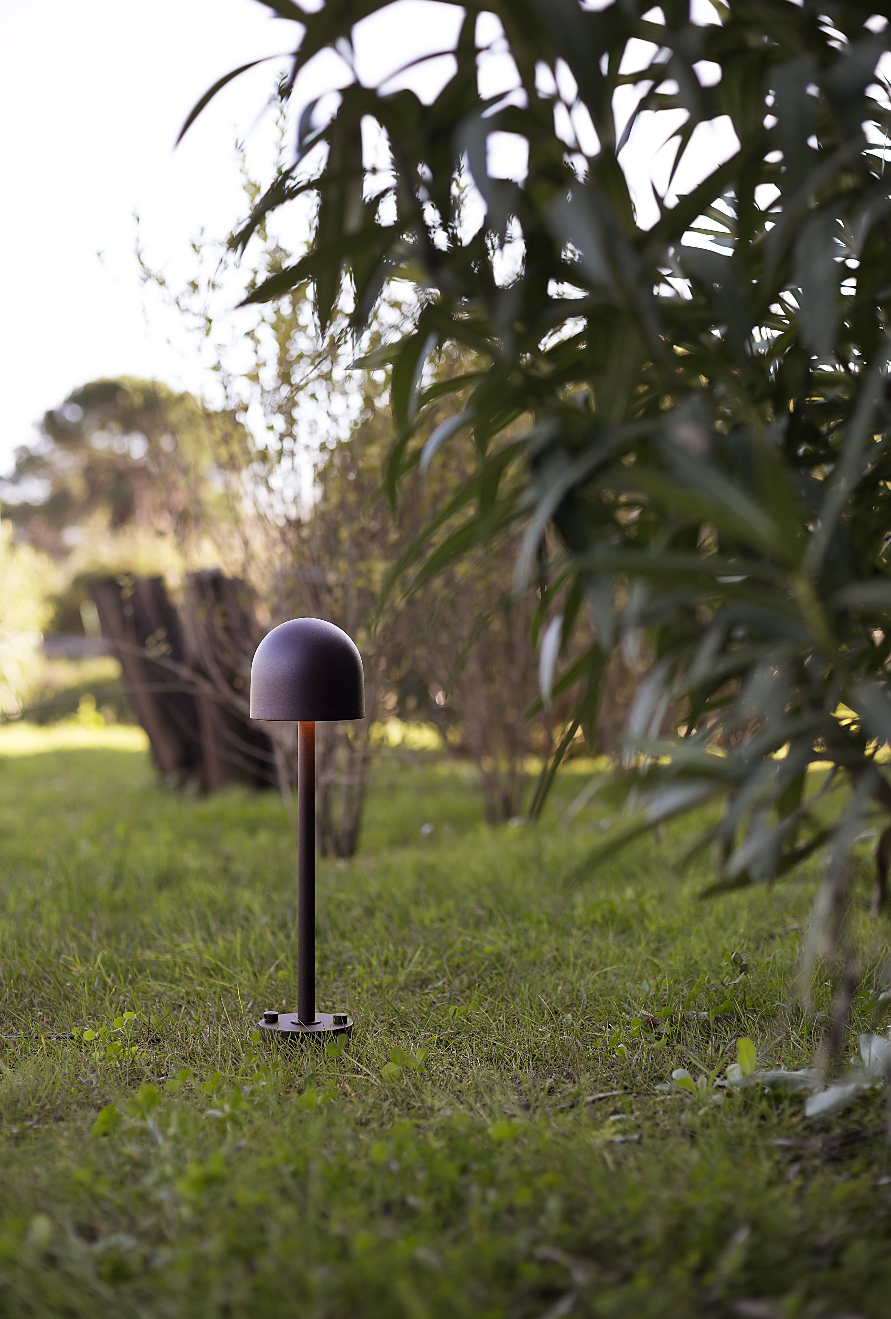 Buiten vloerlamp BOLETO bruin
