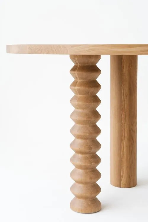 Ronde tafel SOL van eikenhout