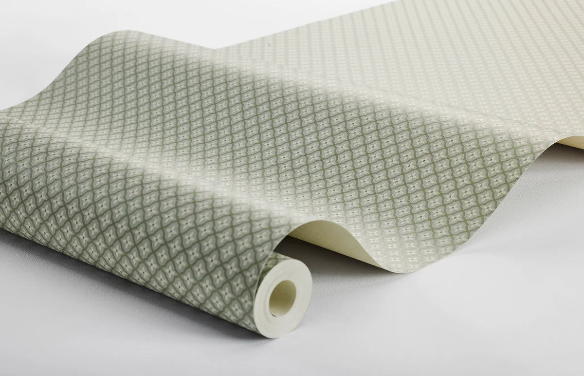 SELMA Green Geometric Pattern Wallpaper