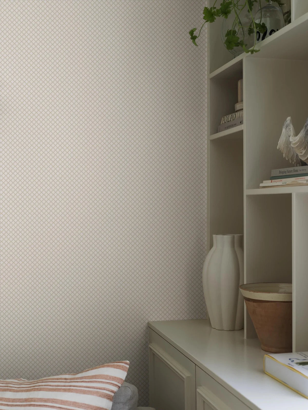 Tapete mit geometrischem Muster SELMA beige