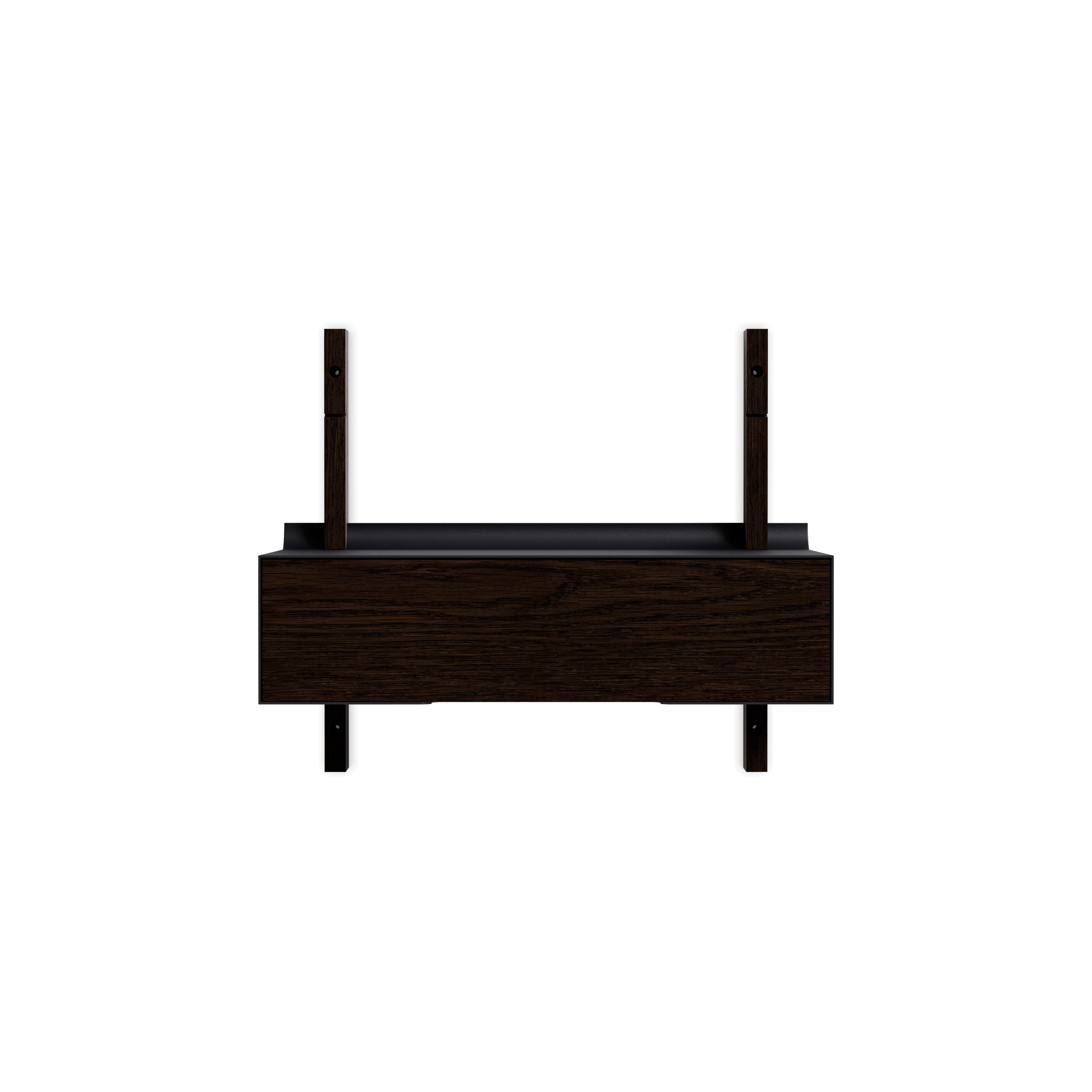 SMILE wall cabinet black