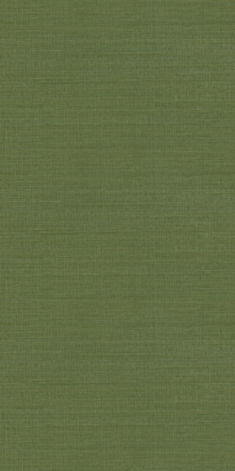 Structural wallpaper imitating silk SORA - VERT MOUSSE forest green