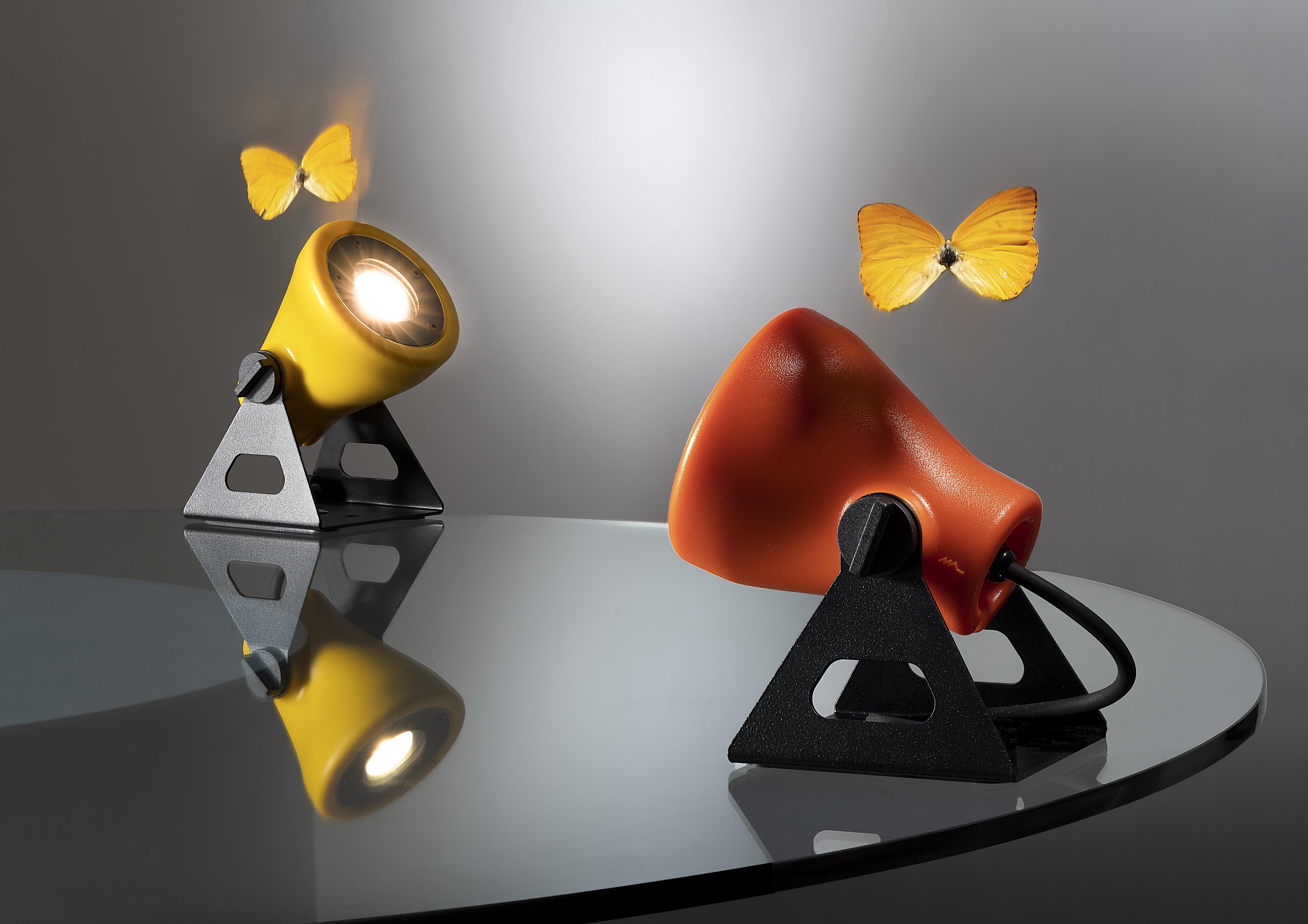 Lampa zewnętrzna podłogowa FROG żółty