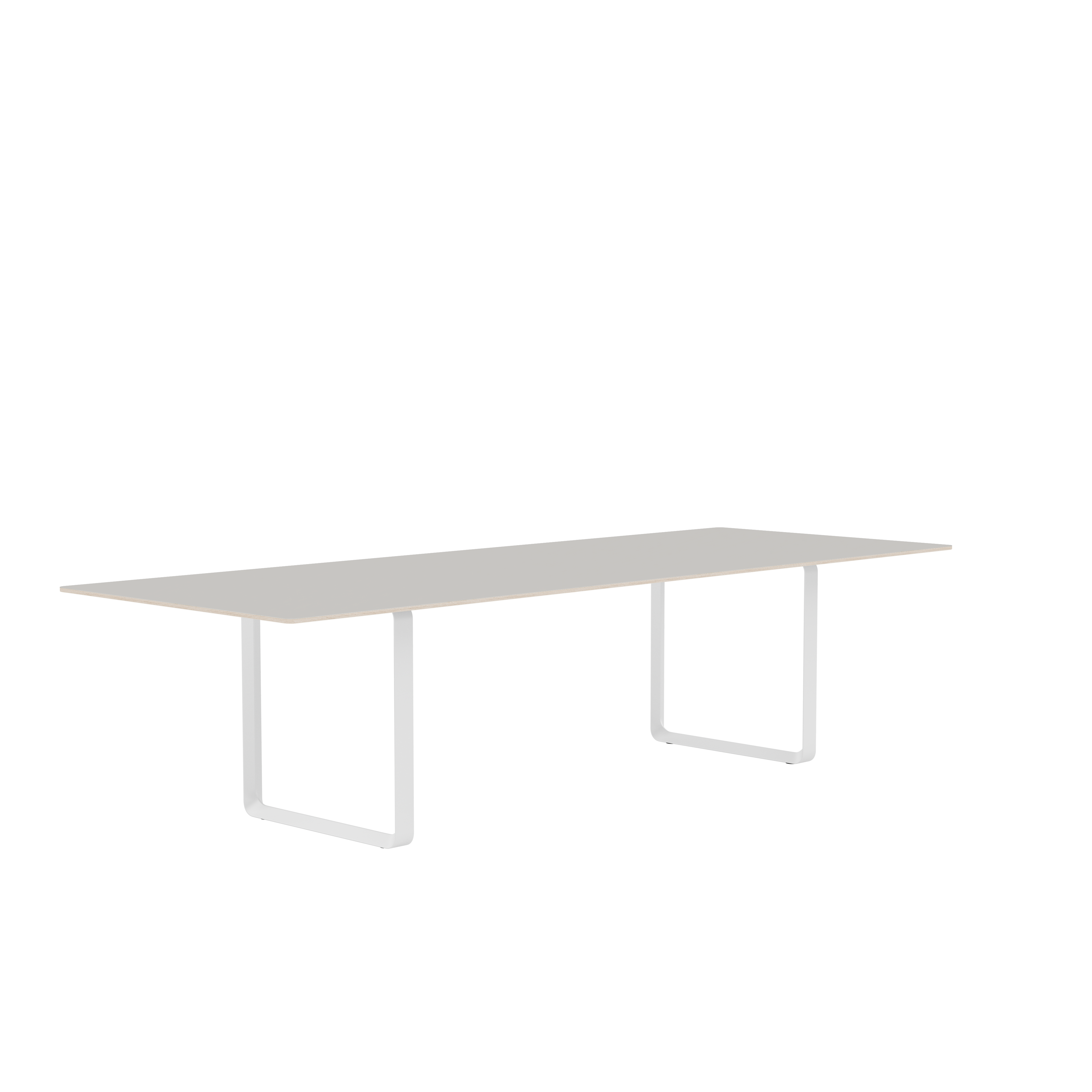 Gray 70/70 Table with White Base