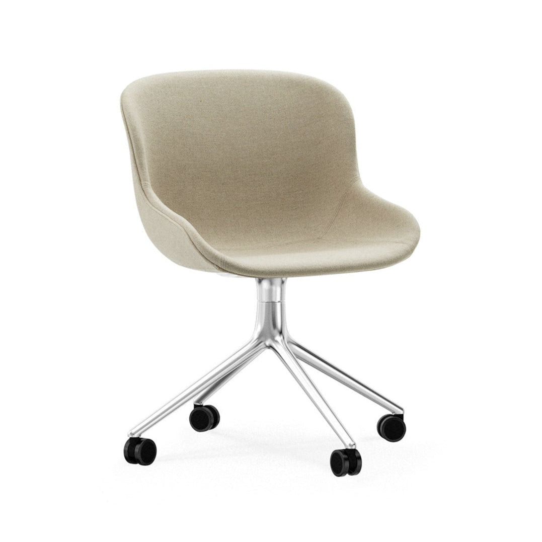 Hyg 4W gepolsterter Bürostuhl mit einer Aluminiumbasis