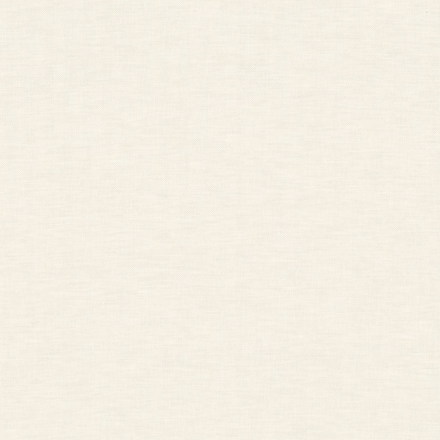 Textured textile wallpaper in herringbone pattern ELFE - IVORY ivory
