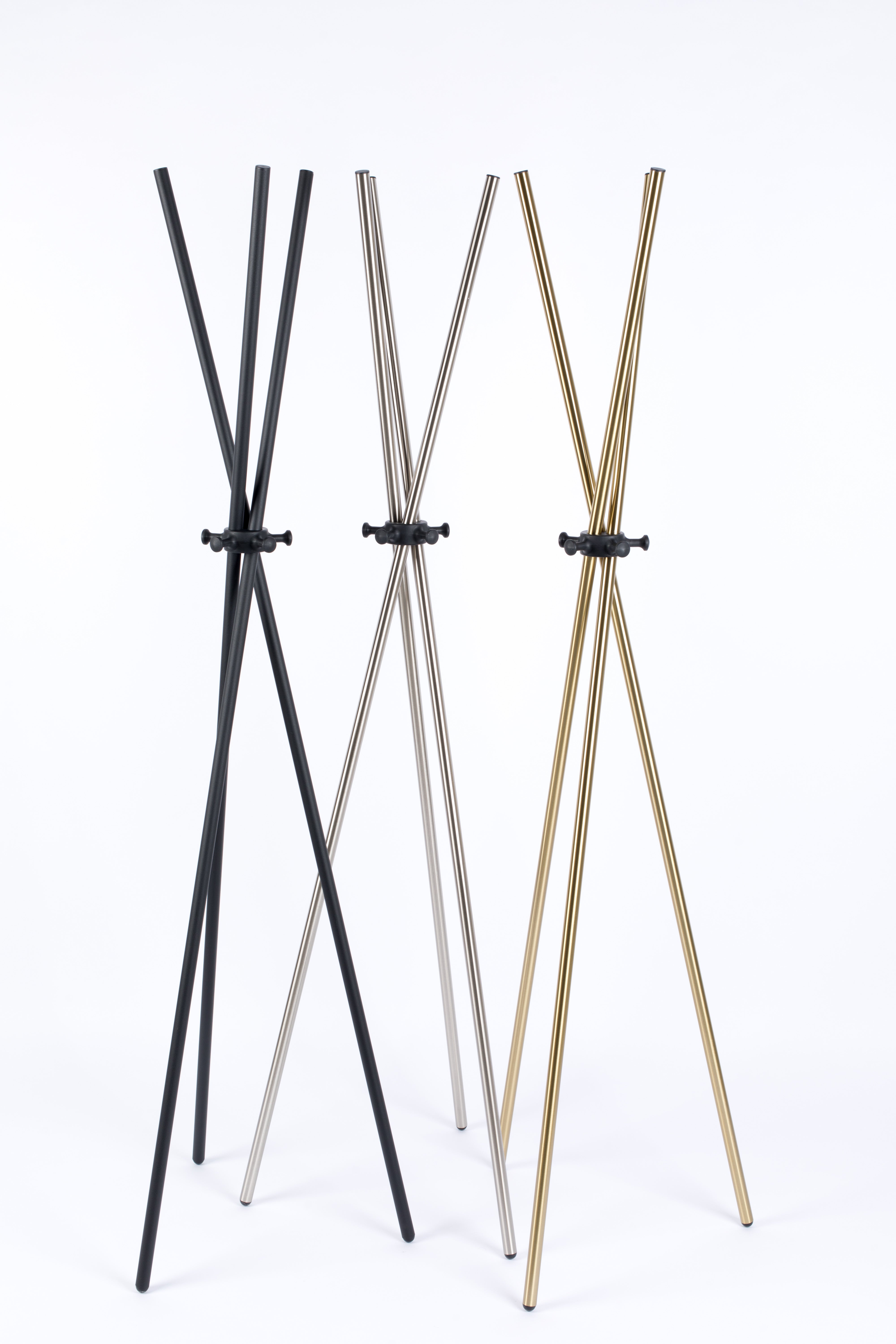 DARWIN silver coat rack