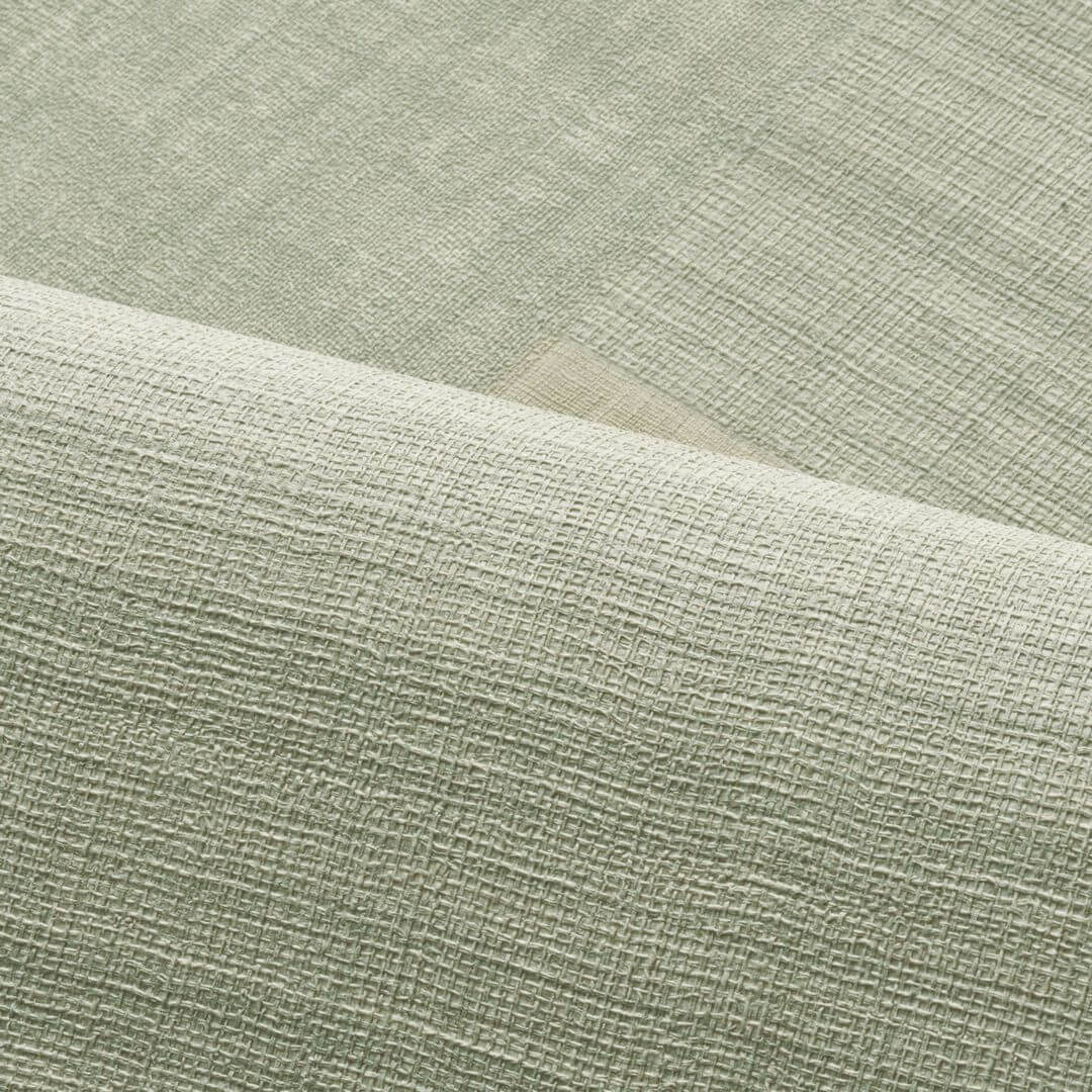 Geometrische patchworkstructuurtapijt die stof imiteert MESTIZO - AMANDE DOUCE olijfkleurig