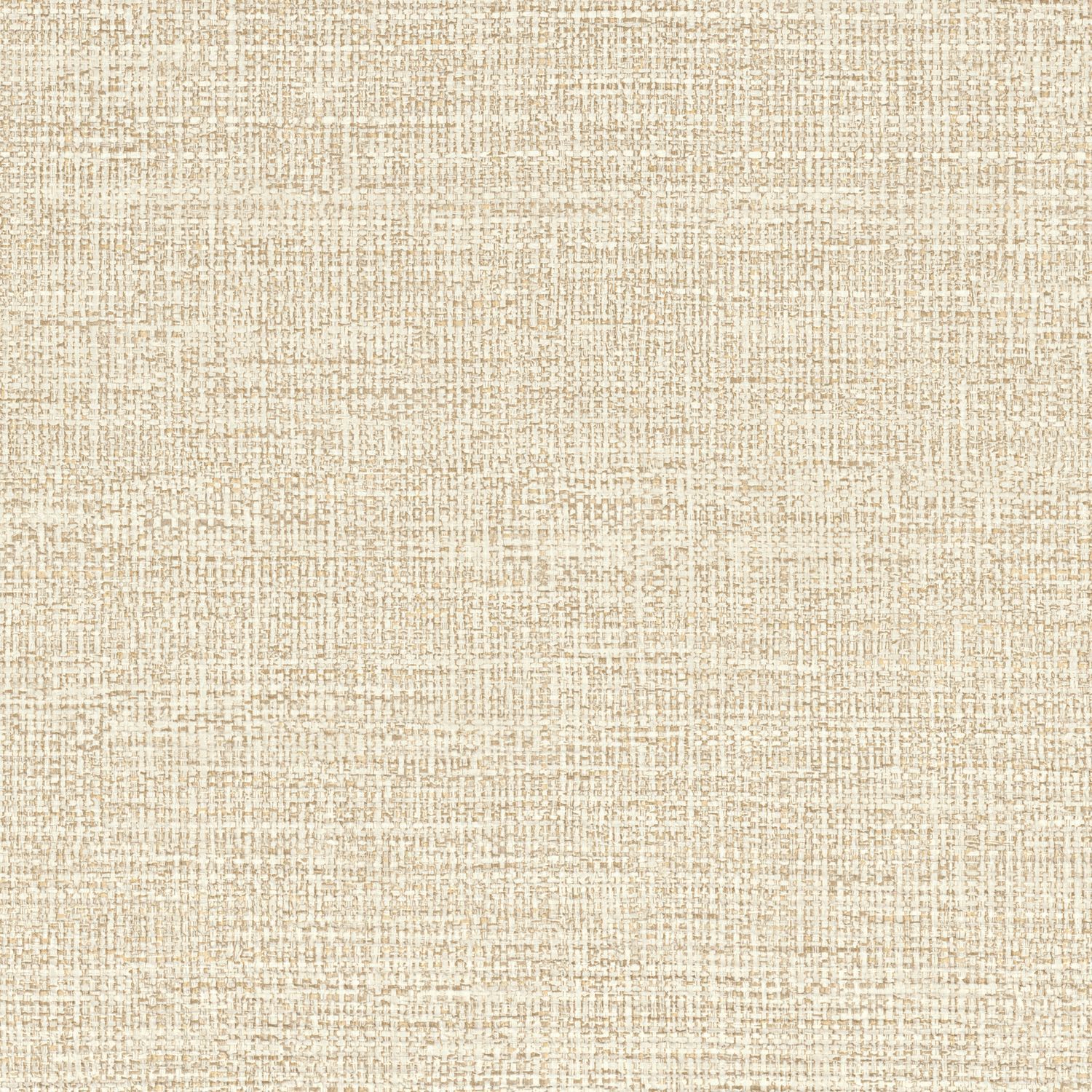 Textured wallpaper resembling canvas CARIOCA - VANILLA creamy beige
