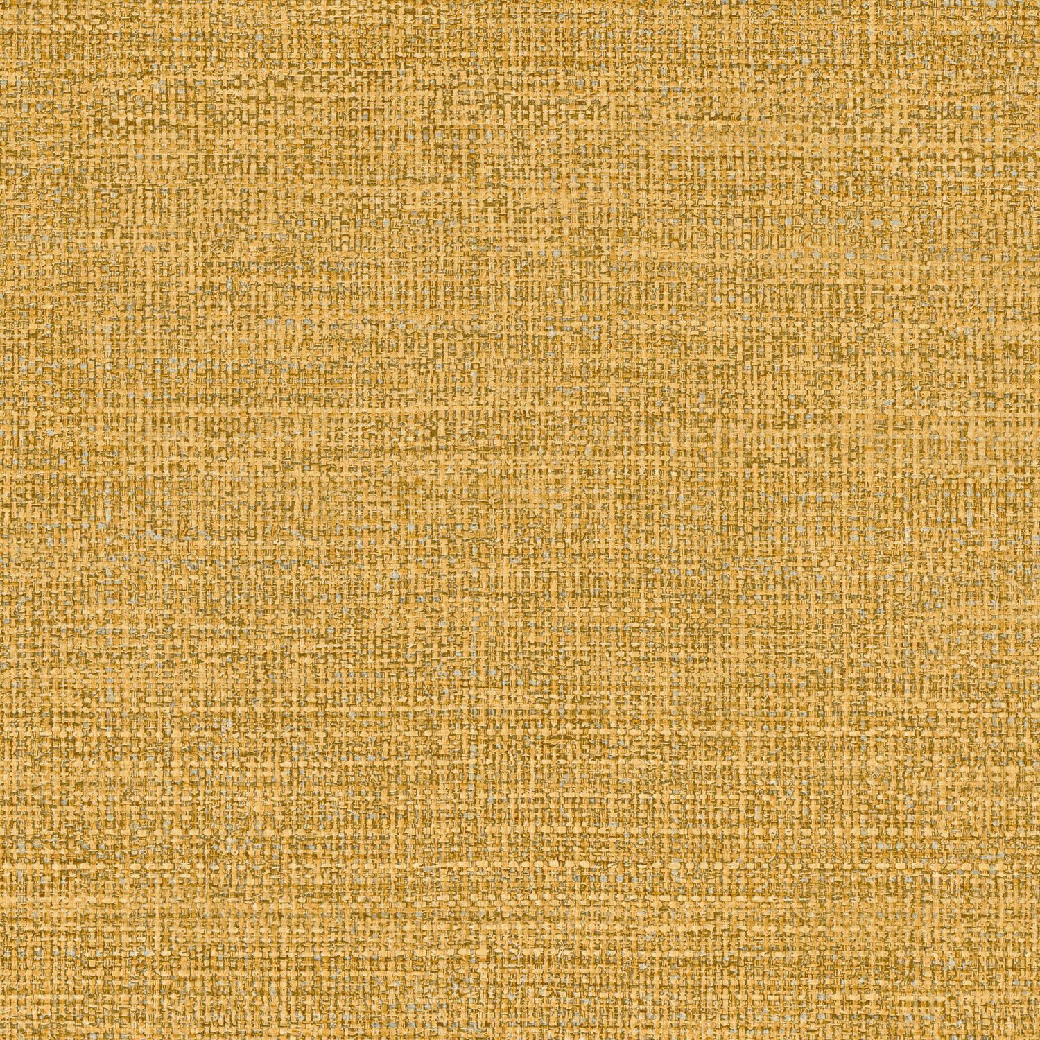 Textured wallpaper resembling canvas CARIOCA - STRAW PAILLE yellow
