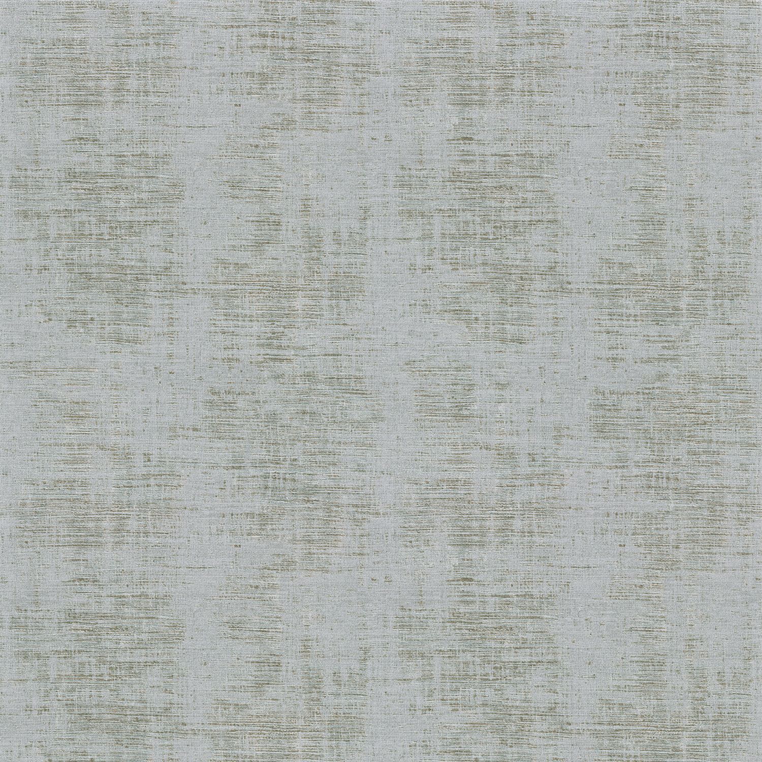 Structural wallpaper imitating worn canvas JOHARA - VERT DE GRIS gray with green