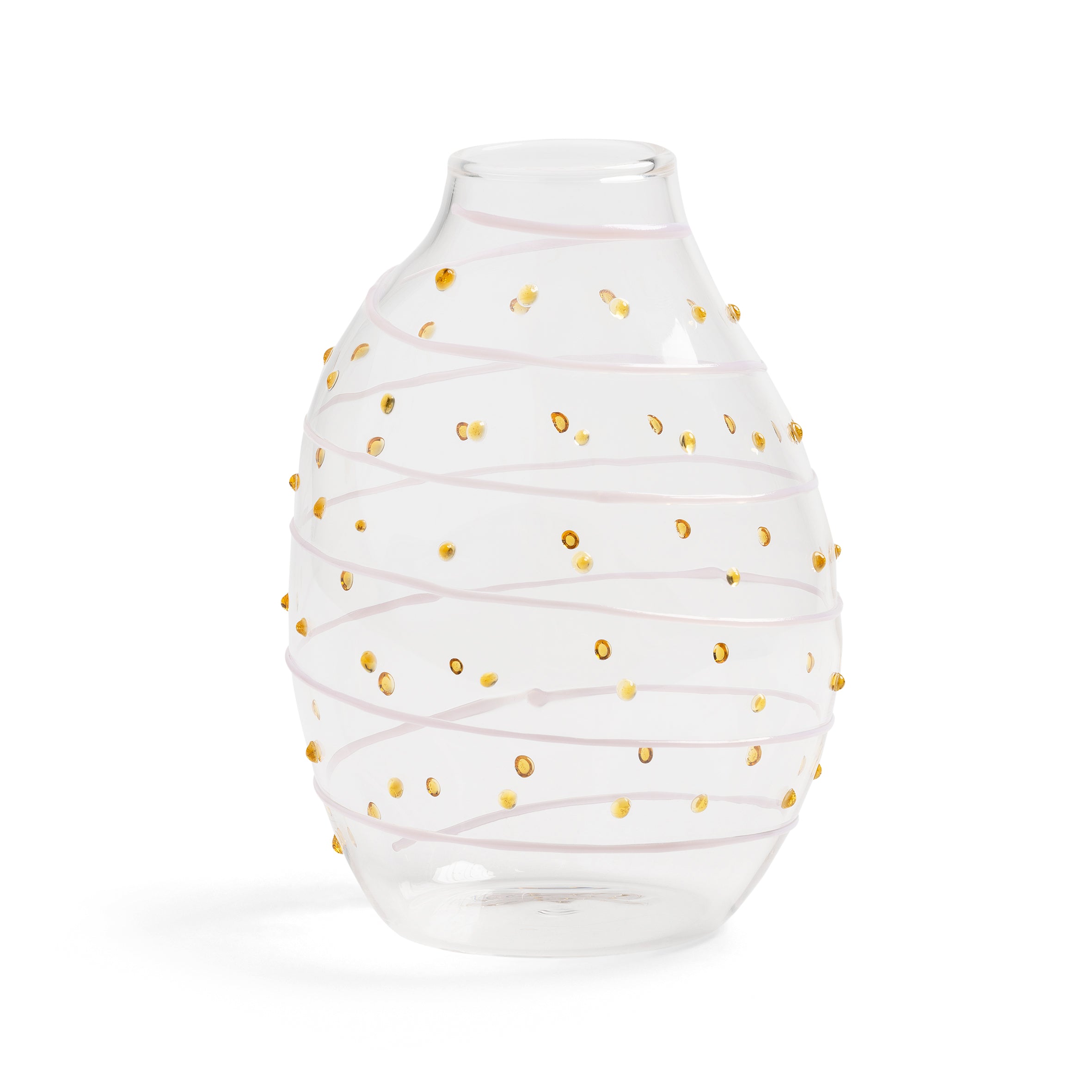 CRAFT Transparent Vase Set with Colorful Patterns