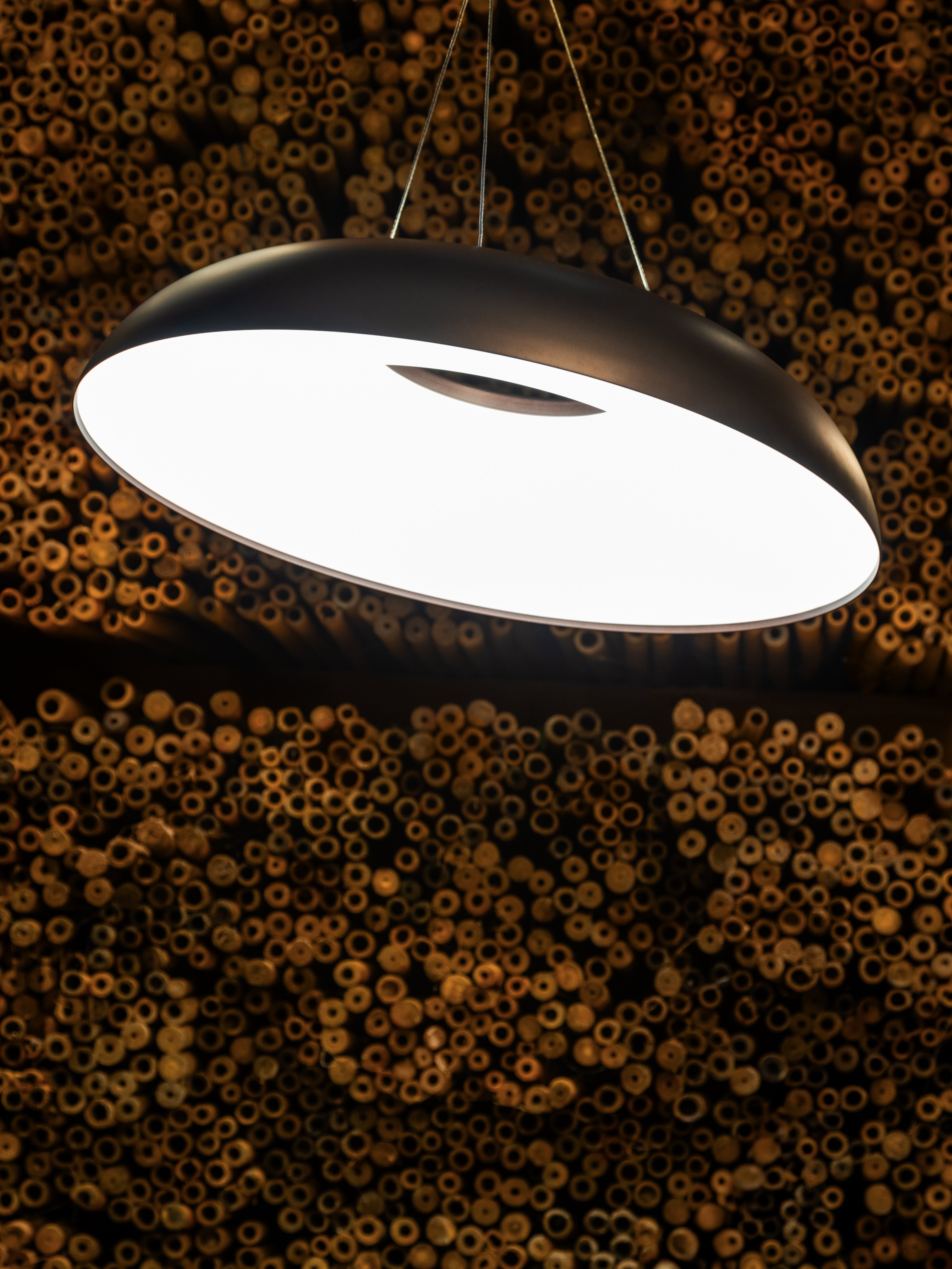 Hanglamp MAGGIOLONE mat bruin