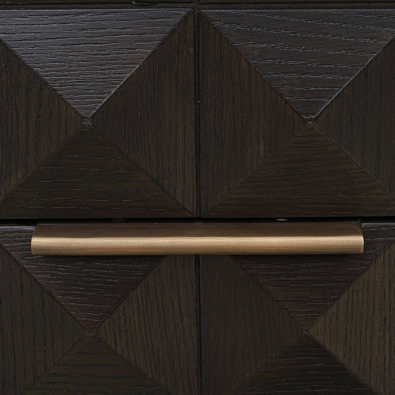 Nachttisch CLAREMONT braun mit beigem Tischplatte