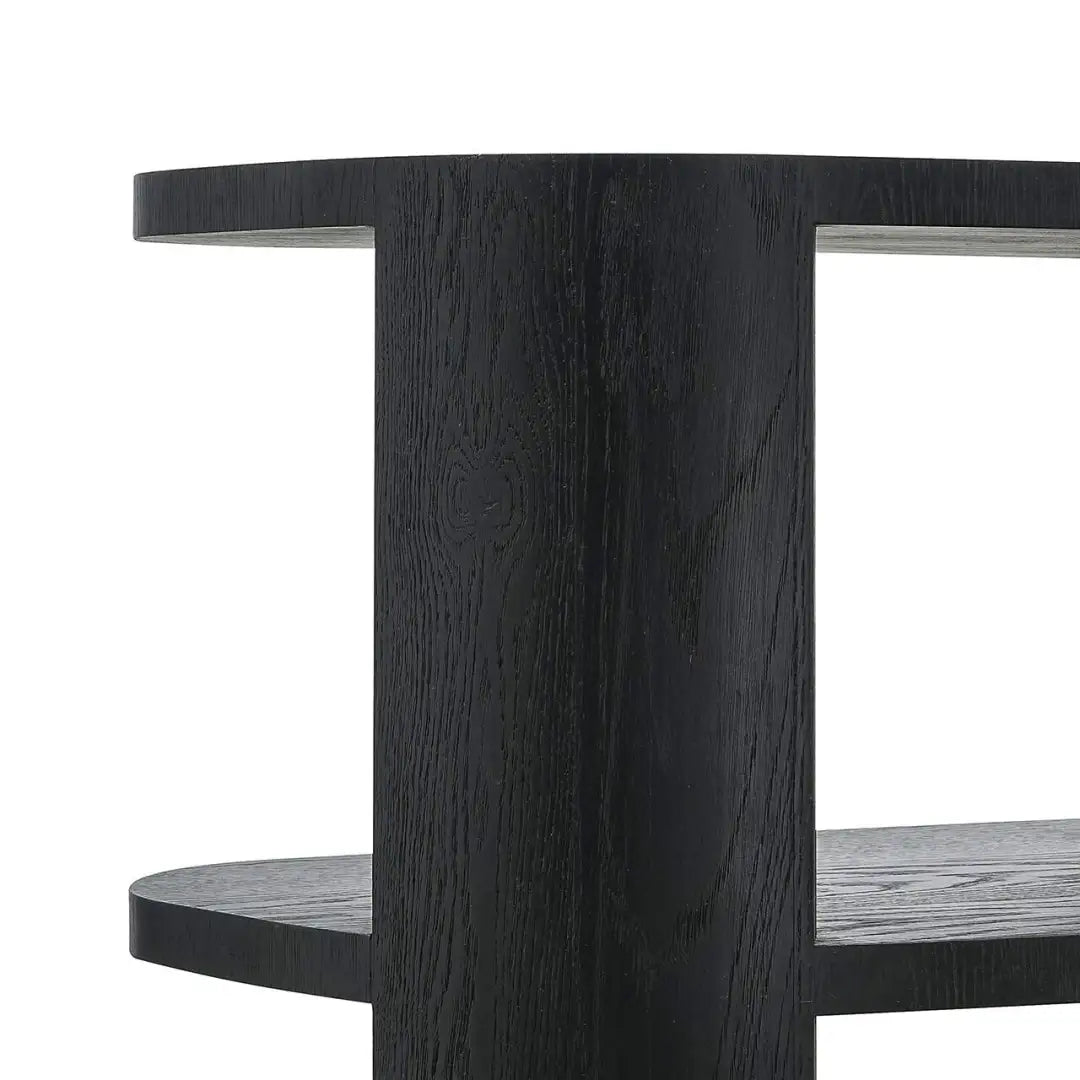 NAVARINO dark oak veneer shelf