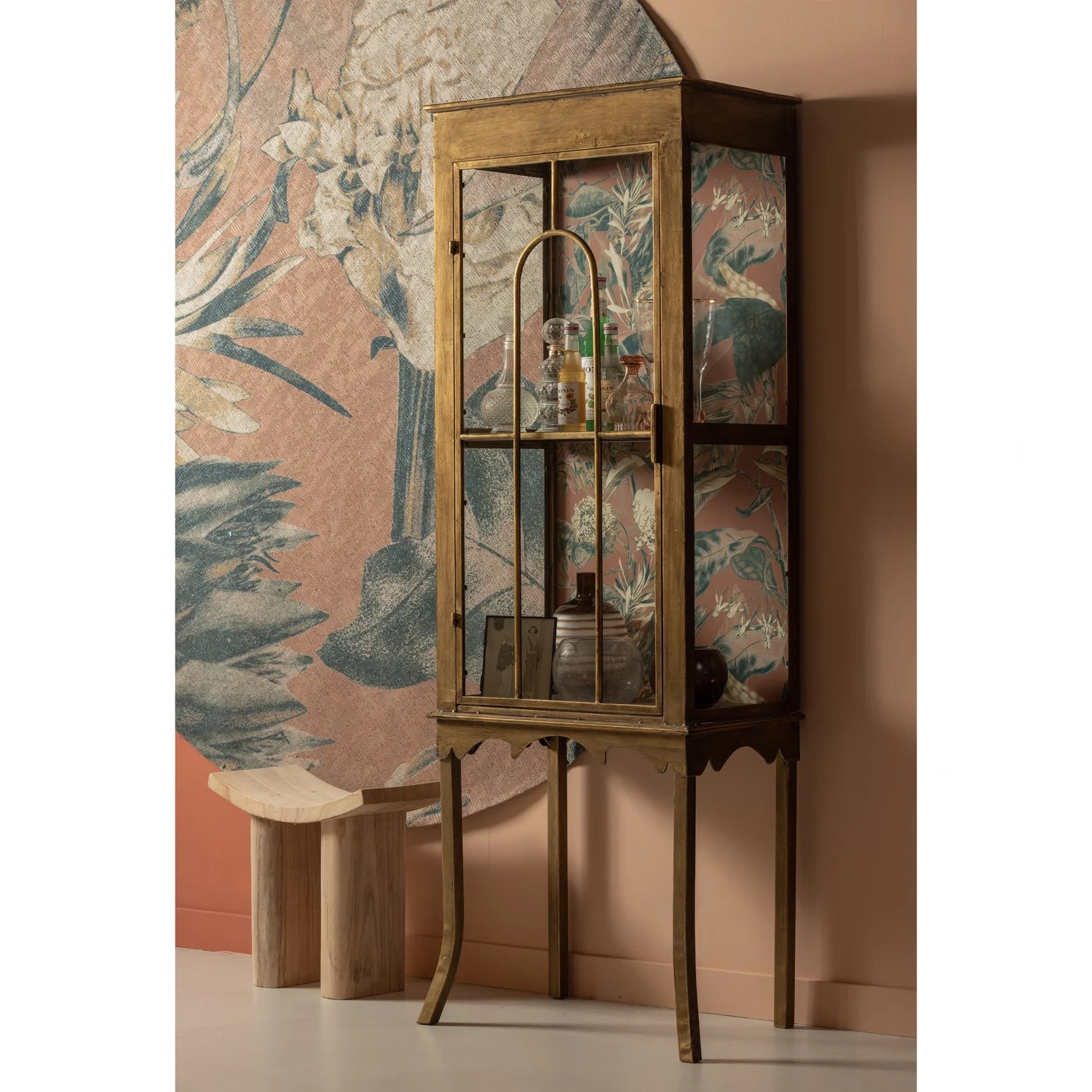 Stołek JAPAN drewniany