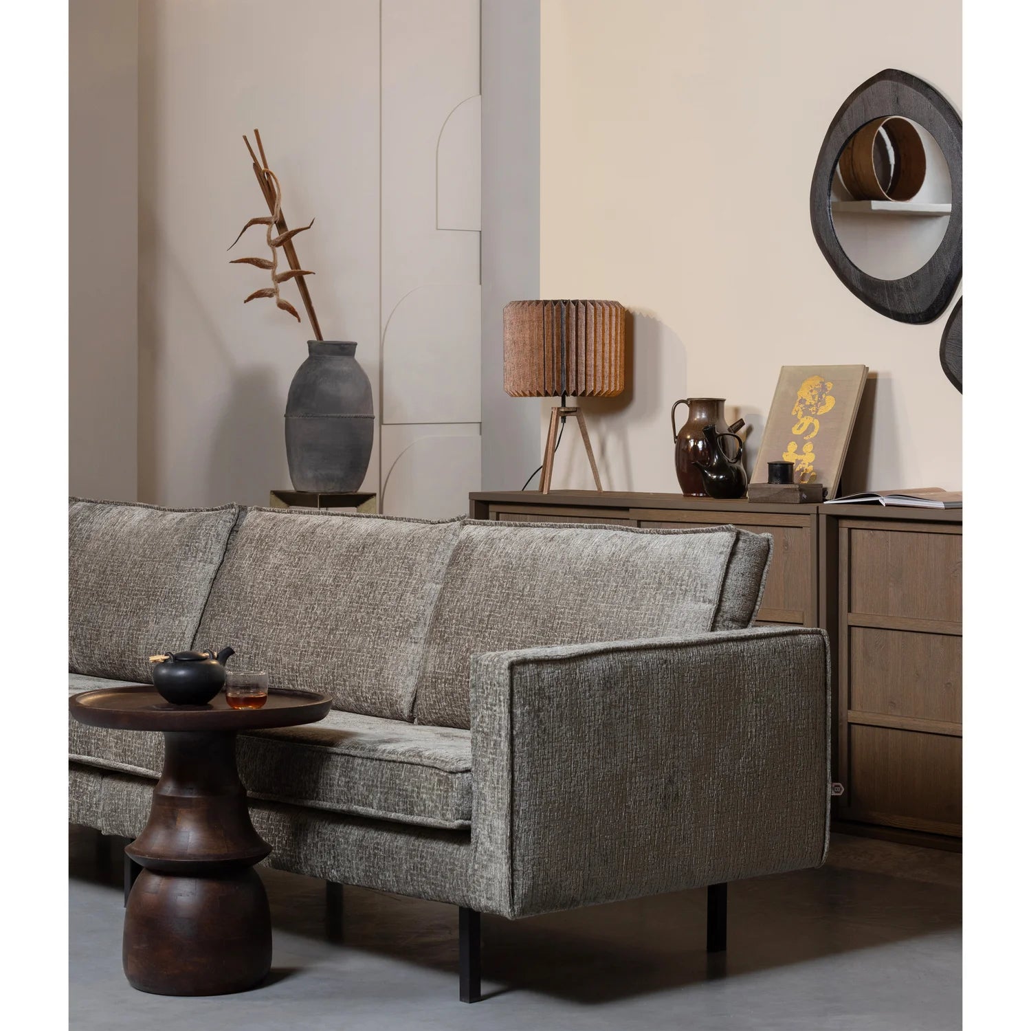 BONES black paper table lamp