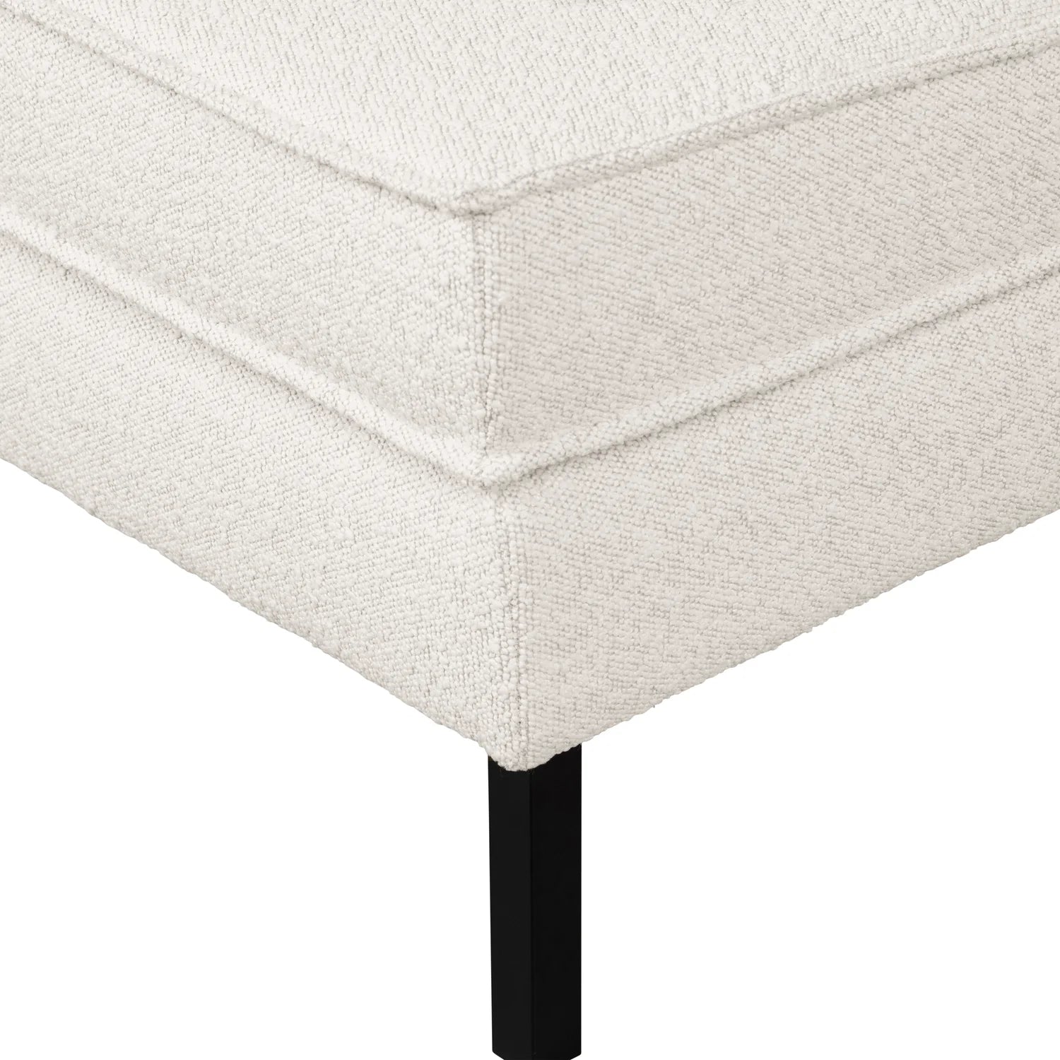 Links -Seiten -Ecksofa Rodeo Cream Bouclé