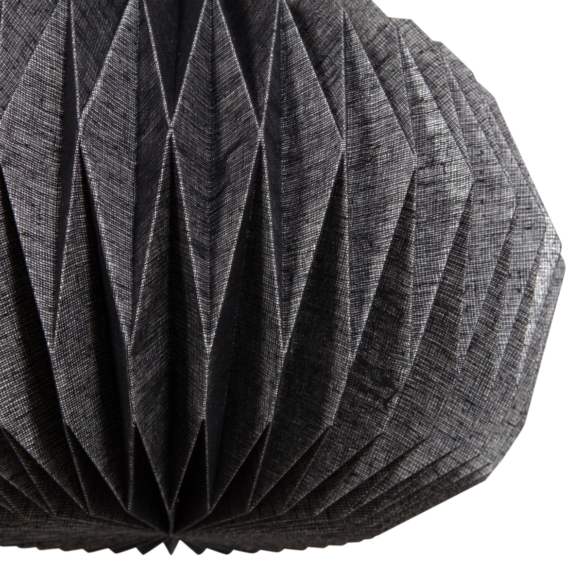 Hanglamp GLOBE zwart papier