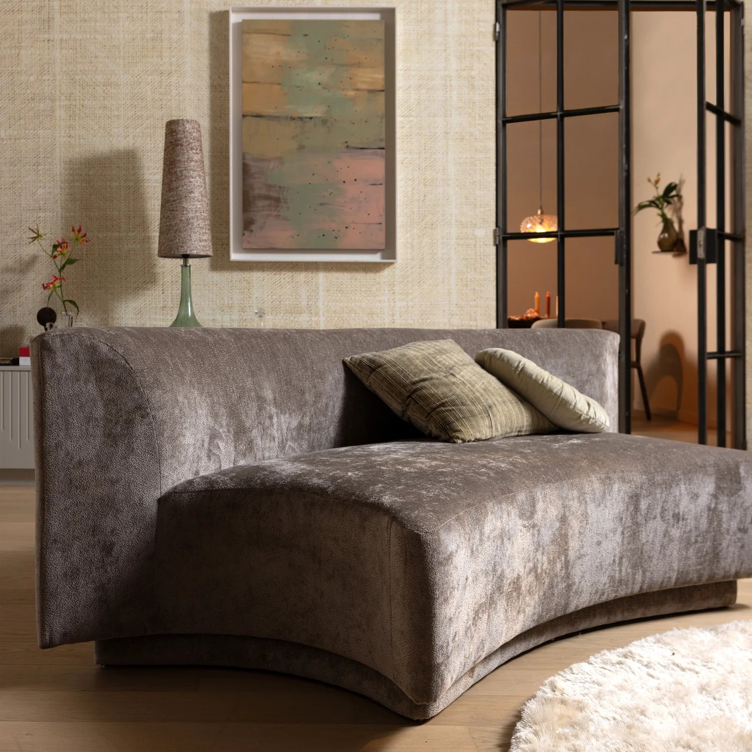 2-person sofa popular brown