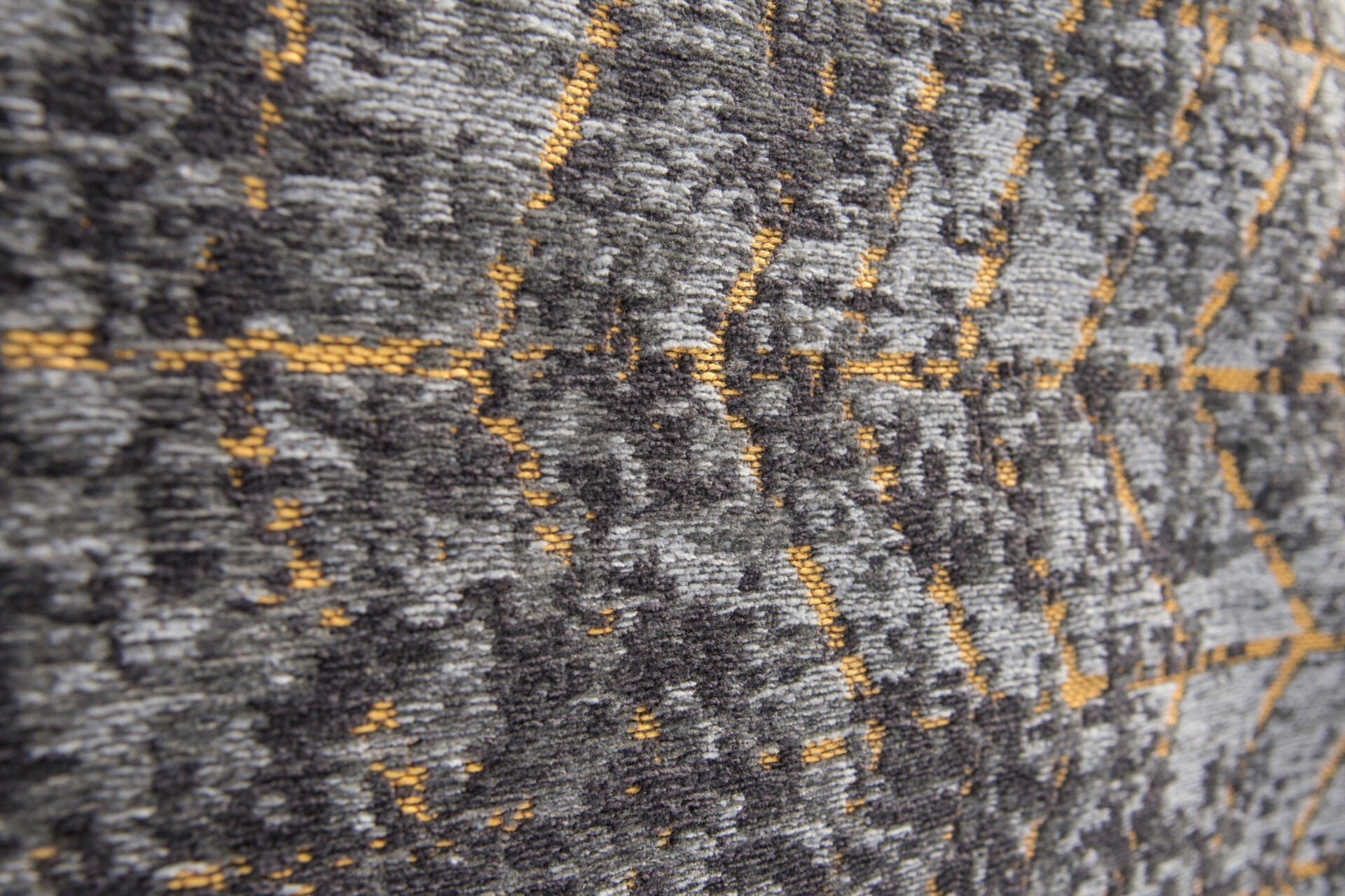 Ronde tapijt JACOBS LADDER BROADWAY GLITTER zwart-goud